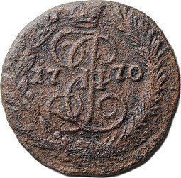 фото для Монета Полушка 1770 Аверс