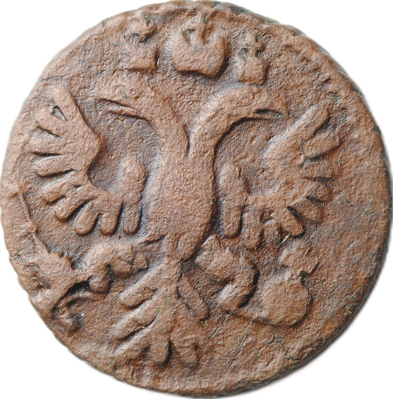 Монета Полушка 1735