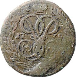 фото для Монета Денга 1759 Аверс