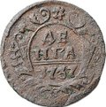 Монета Денга 1737