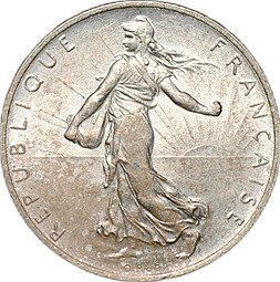 фото для Монета 2 франка 1915 Франция Аверс