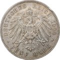 Монета 5 марок 1904 E Саксония Германия