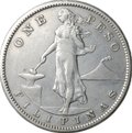 Монета 1 песо 1907 S Администрация США Филиппины
