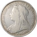 Монета 1 крона 1896 Великобритания