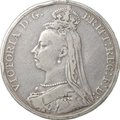 Монета 1 крона 1890 Великобритания