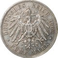 Монета 5 марок 1902 E Смерть Альберта Саксонского Саксония Германия
