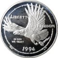 Монета 1 доллар 1994 P Национальный музей военнопленных США