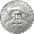 Монета 50 шиллингов 1959 150 лет освобождению Тироля Австрия