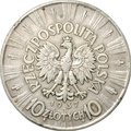 Монета 10 злотых 1937 Польша