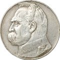 Монета 10 злотых 1937 Польша