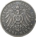 Монета 5 марок 1914 E Саксония Германия