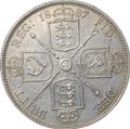 Монета 2 шиллинга (флорин) 1887 Новый портрет Великобритания