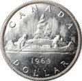 Монета 1 доллар 1963 Канада