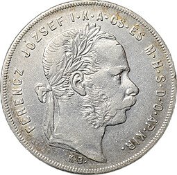 фото для Монета 1 форинт 1879 Венгрия Аверс