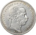 Монета 1 форинт 1879 Венгрия