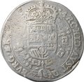Монета 1/4 талера (патагона) 1645 Филипп IV Испанские Нидерланды