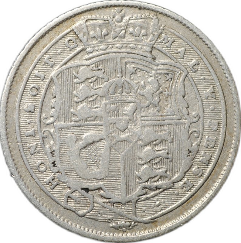 Монета 6 пенсов 1818 Великобритания