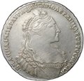 Монета 1 рубль 1736