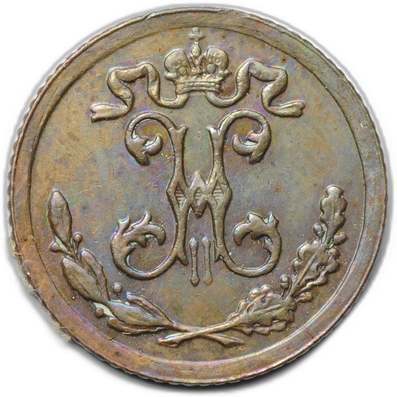 Монета 1/4 копейки 1898 СПБ