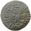 Монета Полушка 1707 САМОДЕРЖЕЦЬ