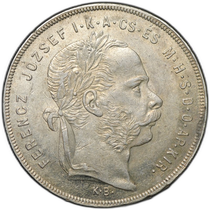 Монета 1 форинт 1879 Венгрия