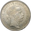 Монета 1 форинт 1879 Венгрия