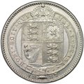 Монета 1 шиллинг 1887 новый портрет Великобритания