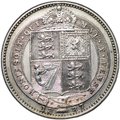 Монета 1 шиллинг 1887 новый портрет Великобритания