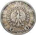 Монета 10 злотых 1937 Польша