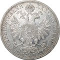 Монета 1 союзный талер 1865 A - Вена Австрия