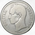 Монета 5 боливаров 1929 Венесуэла