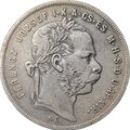 Монета 1 форинт 1877 Венгрия