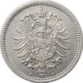 Монета 50 пфеннигов 1875 A - Берлин Германия