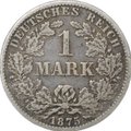 Монета 1 марка 1875 B - Ганновер Германия