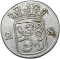Монета 2 стювера 1763 Голландская республика
