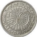 Монета 50 рейхспфеннигов (пфеннигов) 1927 A - Берлин Германия