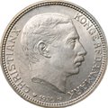 Монета 2 кроны 1930 60 лет со дня рождения Короля Кристиана X Дания