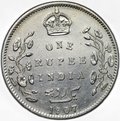 Монета 1 рупия 1907 Индия Британская