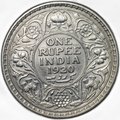 Монета 1 рупия 1920 Индия Британская