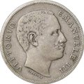 Монета 1 лира 1902 Италия