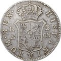 Монета 2 реала 1793 S - Севилья Испания
