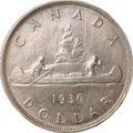 Монета 1 доллар 1936 Канада