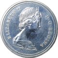 Монета 1 доллар 1976 100 лет Оттавской парламентской библиотеке Канада