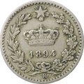 Монета 20 чентезимо 1894 R - Рим Италия