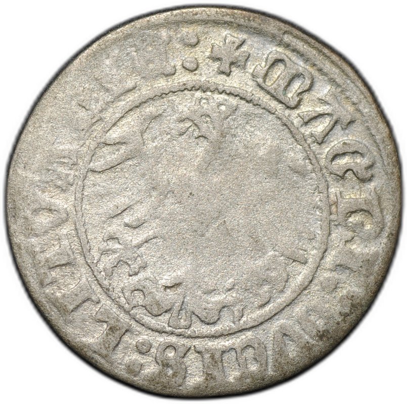 Монета 1/2 гроша 1510 Литва