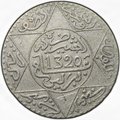 Монета 1/2 риала 1902 (AH 1320) Берлин Марокко