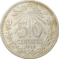 Монета 50 сентаво 1914 Мексика