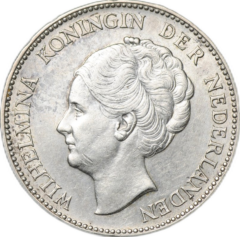 Монета 1 гульден 1940 Нидерланды