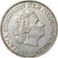 Монета 2 1/2 гульдена 1961 Нидерланды