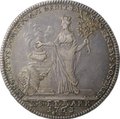 Монета 1 талер 1763 Губертсбургский мирный договор Нюрнберг